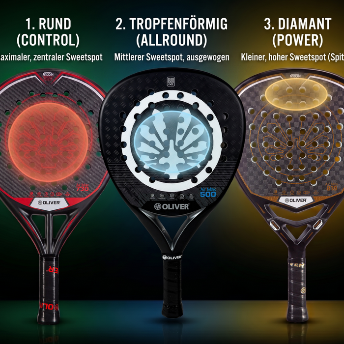 Padel Tennis: Die Wissenschaft von Balance, Sweet Spot und Form - Schlägerentwicklung bei OLIVER-SPORT