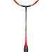 Oliver Badmintonschläger Modell Superior 300, schwarz-roter Schläger mit schwarzem Griff vor einem weißen Hintergrund