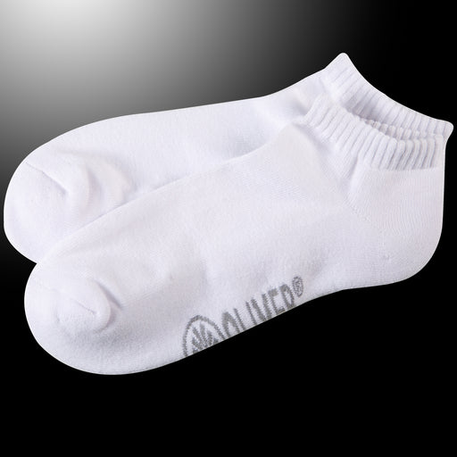 Weiße Sneaker-Socken mit grauem OLIVER Logo