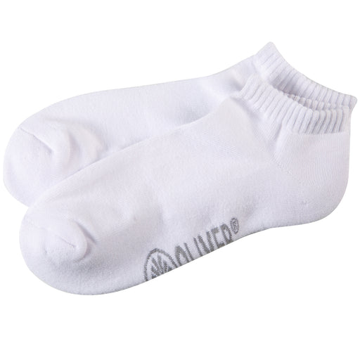 Weiße Sneaker-Socken mit grauem OLIVER Logo