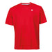 Rotes OLIVER Active T-Shirt mit kleinem Logo auf der Brust, ideal für Sport und Freizeit