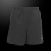 Schwarze OLIVER Basic Short aus 100% Polyester, ideal für Sport und Alltag, gezeigt vor schwarzem Hintergrund