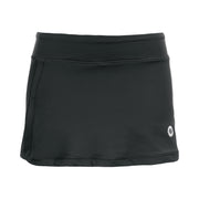 Schwarzer Damen-Rock mit kleinem OLIVER Logo am unteren Rand