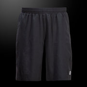 Schwarze Herren-Shorts mit elastischem Bund und kleinem OLIVER Logo am Beinabschluss