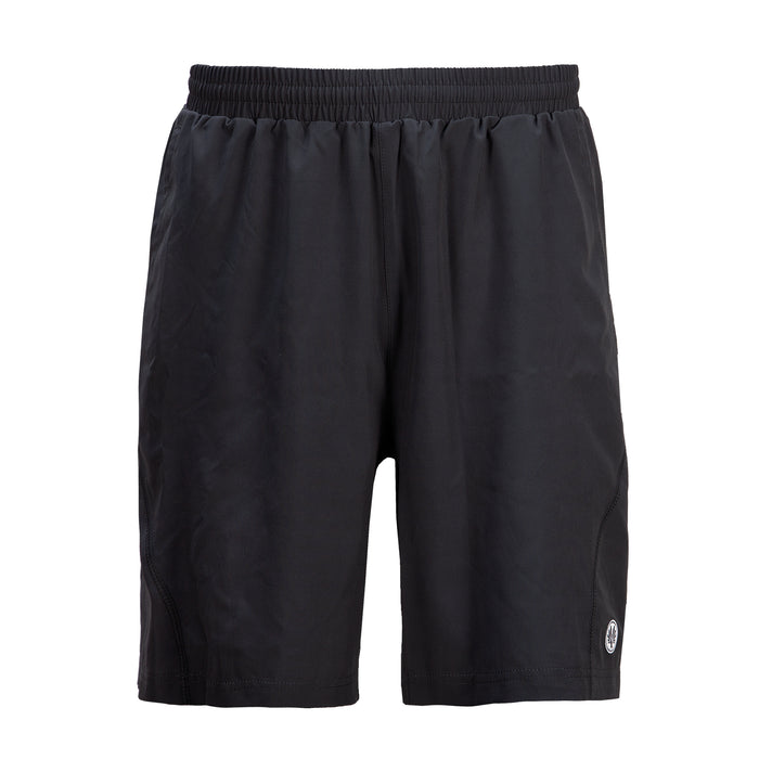 Schwarze Herren-Shorts mit elastischem Bund und kleinem OLIVER Logo am Beinabschluss