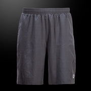 Graue Herren-Shorts mit elastischem Bund und kleinem OLIVER Logo am Beinabschluss