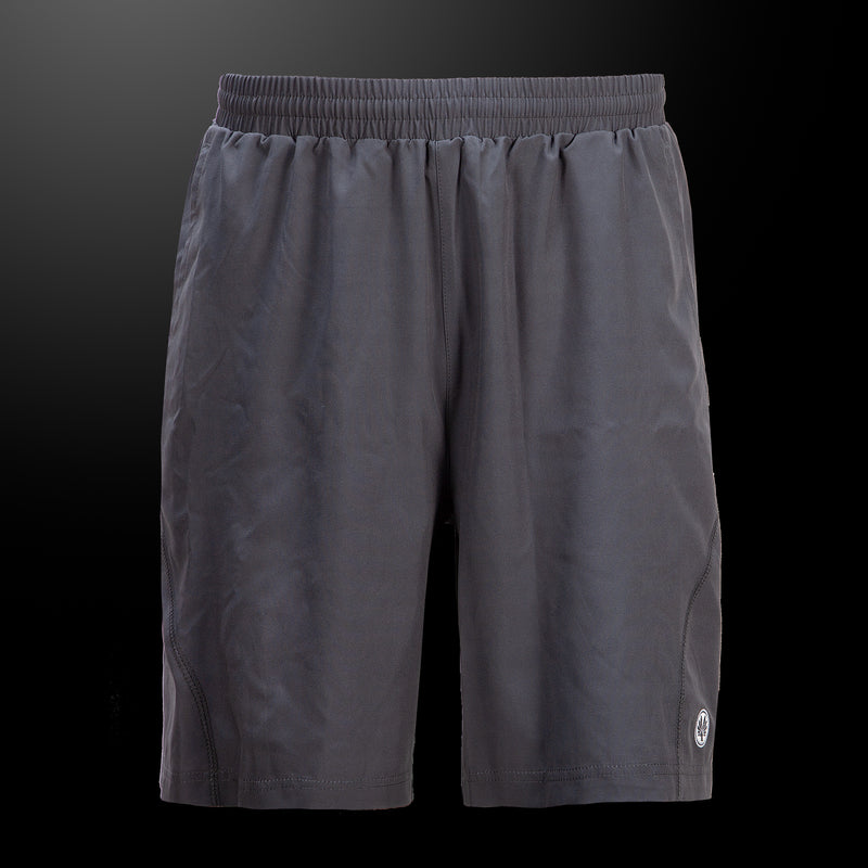 Graue Herren-Shorts mit elastischem Bund und kleinem OLIVER Logo am Beinabschluss