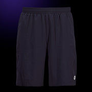 Dunkelblaue Herren-Shorts mit elastischem Bund und kleinem OLIVER Logo am Beinabschluss
