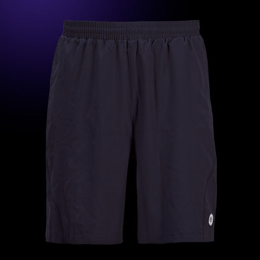 Dunkelblaue Herren-Shorts mit elastischem Bund und kleinem OLIVER Logo am Beinabschluss