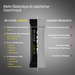 Vergleichsgrafik OLIVER RE:HYDR Lemon Stick gegenüber anderen Produkten – natürlicher Geschmack, exakte Dosierung, 4 Elektrolyte und 4 Vitamine plus Zink