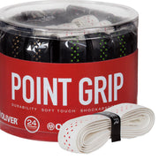 OLIVER Point Grip, schwarz und weiß, 24er Packung, langlebig, weich und stoßabsorbierend, ideal für Schlägergriffe