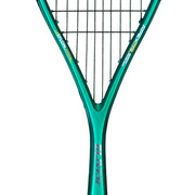 Oliver Squashschläger Modell Apex 920, mintgrüner Schläger vor einem weißen Hintergrund