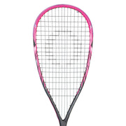 OLIVER Squashschläger Fuchsia, schwarz-pinker Squashschlägerkopf auf weißem Hintergrund