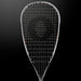 Oliver Squashschläger Modell Xtensa Pro, silberner Schläger vor einem dunklen grauen Hintergrund