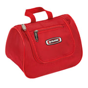 Rote Oliver Cosmeticbag mit kleinem Tragegriff und kleinem Logo auf der vorderen Tasche