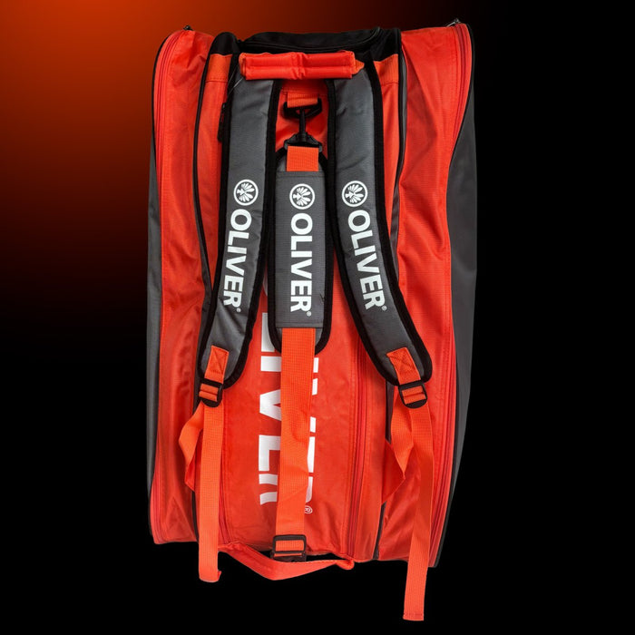 Silber-orange OLIVER Gearbag Sporttasche mit Tragegurten, ideal für den Transport von Sportausrüstung