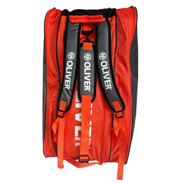 Silber-orange OLIVER Gearbag Sporttasche mit Tragegurten, ideal für den Transport von Sportausrüstung