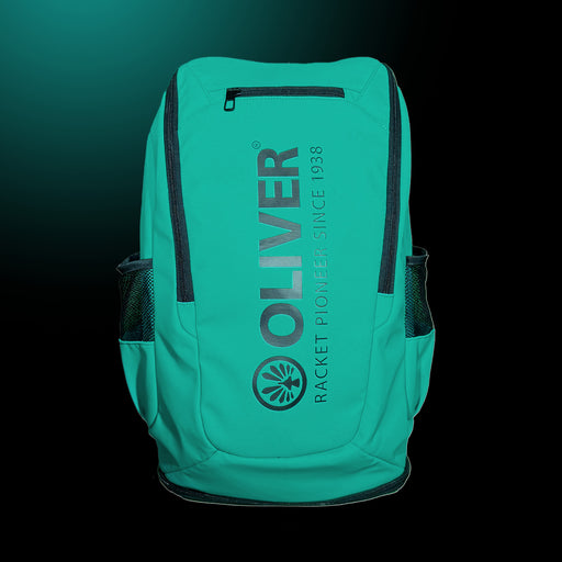 Rucksack Extend von OLIVER in türkisgrün auf dunklem Hintergrund.
