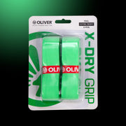 OLIVER Griffbänder für Badmintonschläger und Squashschläger in einer 2er Verpackung in grün