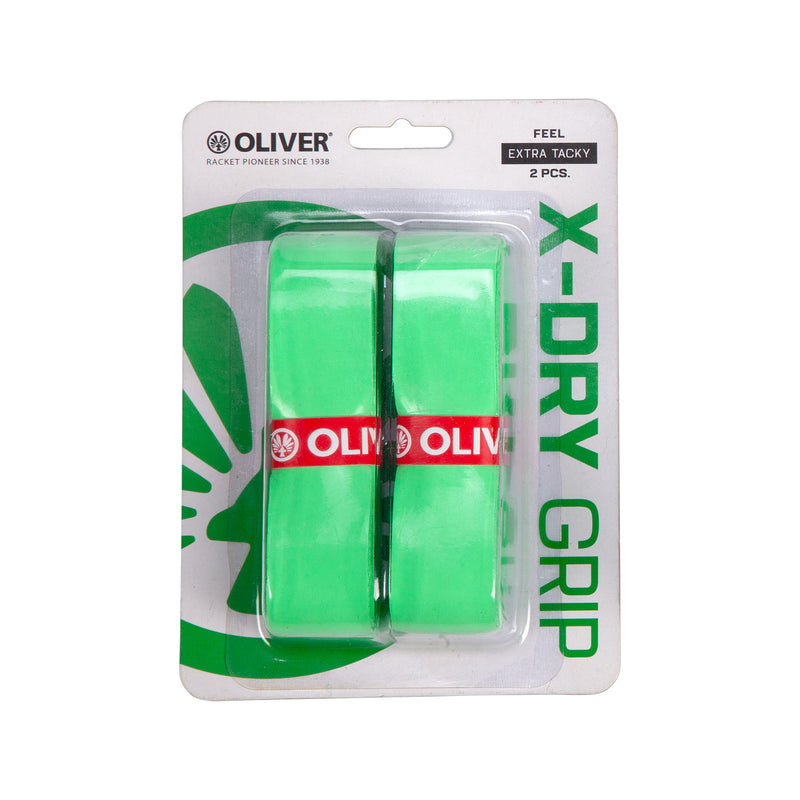 OLIVER Griffbänder für Badmintonschläger und Squashschläger in einer 2er Verpackung in grün